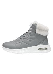 Sneaker Kangaroos "K-PLN DREAMS MID", Damen, Gr. 37, w&auml;rmend, grau (ultimate grau, nimbus cloud), Synthetik, Schuhe Sneaker, Winterstiefel, Winterboots,Warmfutter