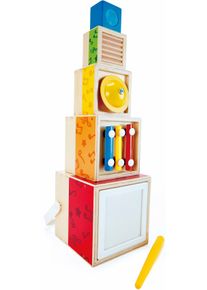 Spielzeug-Musikinstrument HAPE "Musik-Stapelw&uuml;rfel", bunt, Spielzeug-Musikinstrumente, Kinder, Spielzeug-Musikinstrument