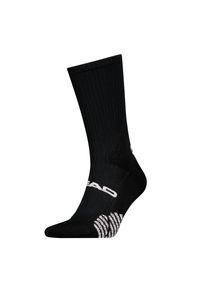 Socken Head "Head PADEL CREW 1P", Herren, Gr. 39-42, schwarz, Materialmix, Socken Socken, Anatomisch geformtes Fu&szlig;bett