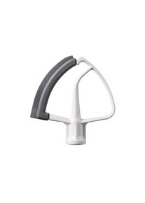KitchenAid Flexibler Flachr&uuml;hrer "5KFE5T", grau (wei&szlig;, grau), B:15cm H:15,4cm T:3,4cm, K&uuml;chenmaschinen-R&uuml;hrelemente, Flexibler Flachr&uuml;hrer