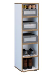 Schuhregal Vcm "Holz Regal Schuhschrank Schuhregal Salia B30", wei&szlig;, Regale, Schuhregal