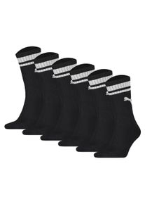 Kurzsocken Puma "Socken 6er Pack", Damen, Gr. 43-46, schwarz, Obermaterial: 62% Baumwolle CO. 31% Polyester PES. 5% Polyamid PA. 2% Elasthan EL., Socken Kurzsocken