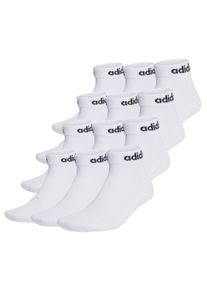 Kurzsocken adidas originals "Socken Linear Cushioned Ankle 12er Pack", Damen, Gr. 46-48, braun (wei&szlig;), Obermaterial: 71% Baumwolle CO. 26% Polyester PES. 2% Elasthan EL. 1% Nylon NY., Socken Kurzsocken