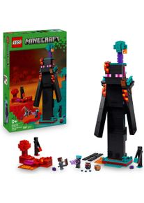 Konstruktionsspielsteine Lego "Der Enderman-Turm (21279), Lego Minecraft", bunt, Spielbausteine, Kinder, Kunststoff, Konstruktionsspielsteine, Made in Europe