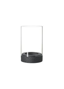 Villeroy & Boch Windlicht VILLEROY & BOCH "Windlicht Manufacture Rock Home 20 cm schwarz", schwarz, Kerzenhalter, Windlicht
