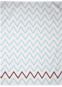 Geschirrtuch stuco "Fresh", gr&uuml;n (wei&szlig;, hellmint, braun), B:50cm L:70cm, 100% Baumwolle, Geschirrt&uuml;cher, Geschirrtuch