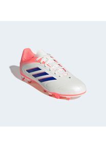 Fu&szlig;ballschuh adidas Performance "COPA PURE 3 CLUB FIRM/MULTI-GROUND KINDER", Kinder, Gr. 31, rosa (sanftes wei&szlig;, lucid blau, signal coral), Synthetik, Schuhe Fu&szlig;ballschuh, geeignet f&uuml;r Rasen- und Kunstrasenpl&auml;tze, f&uuml;r Kinder & Jugendliche