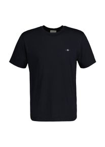 T-Shirt Gant "T-Shirt Reg Shield 1er Pack", Herren, Gr. M, schwarz, Obermaterial: 100% Baumwolle CO., Shirts T-Shirt