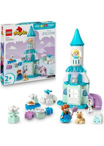 Konstruktionsspielsteine Lego "Annas und Elsas Party im Eispalast (10455), Lego DUPLO Disney&trade;", bunt, Spielbausteine, Baby, Kunststoff, Konstruktionsspielsteine, Made in Europe
