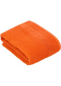 Badetuch Vossen "Tomorrow", orange (electric orange), B:100cm L:150cm, Webfrottier, Baumwolle, Handt&uuml;cher, Badetuch