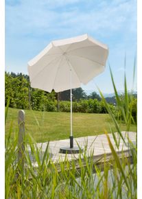 Sonnenschirm Schneider Schirme "Ibiza, TOPSELLER", beige (natur), Obermaterial: 100% Polyester, Standschirme, Sonnenschirm, abknickbar, ohne Schirmst&auml;nder