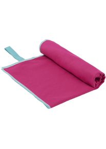Handt&uuml;cher OTTO HOME "Leoa, diverse Gr&ouml;&szlig;en, Sporthandtuch, Reisehandtuch, Strandtuch", beere, B:30cm L:50cm, Microfaser, Obermaterial: 88% Polyester, 12% Polyamid, Handt&uuml;cher, Handt&uuml;cher, sehr leicht, kompakt, schnelltrocknend, Mikrofaser mit Kontrastnaht