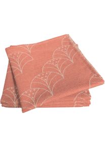 Stoffserviette Adam "Argentinian Criolla Light" Gr. 1, orange, B:30cm L:30cm, Obermaterial: 100% Baumwolle, Servietten, Stoffserviette