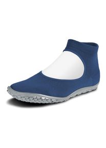 Barfu&szlig;schuh Leguano "BALLERINA", Damen, Gr. M (40/41), blau, Textil, Schuhe Barfu&szlig;schuh, Ballerina, Slipper, Bequemschuh Flexibilit&auml;t vom Zeh bis zur Ferse