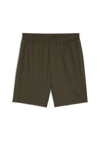 Trainingsshorts Puma "M CLOUDSPUN 7" KNIT SHORT", Herren, Gr. L, N-Gr, gr&uuml;n (schwarz olive), Jersey, Obermaterial: 85% Polyester, 15% Elasthan, regular fit normal, Hosen Trainingsshorts