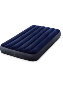 Luftbett Intex "DURA-BEAM Classic Downy Airbed" Gr. 99, blau, Luftbetten, B/H/L: 99cm x 25cm x 191cm, Vinyl, Luftbett, B:99cm H:25cm L:191cm