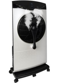 Sonnenk&ouml;nig Standventilator SONNENK&Ouml;NIG "Air Fresh 5S, Leistung 100W, LED-Display, Ionisator, 9h Timer", wei&szlig;, B:40cm H:80cm T:20cm, Ventilatoren, Standventilator, Fernbedienung, 3 Ventilationsstufen, 4.6L Wassertank