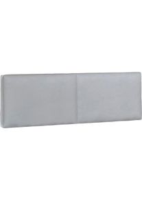 Kopfteil wimex "Easy", grau (beton lichtgrau kunstleder), F&uuml;r Bettbreite 90cm, Polsterauflagen, Kopfteil, gepolstert, mit Kunstleder bezogen