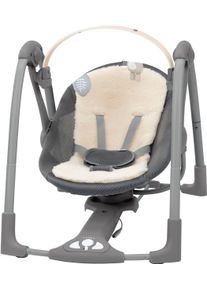 Babywippe Ingenuity "Every Season&trade; Swing 'n Go Portable Swing&trade; - Wesley&trade;", Baby, grau, Kunststoff, Metall, Stoff, Babywippen Babywippe, mit Musik und Ger&auml;uschen