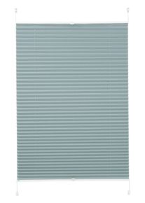 Plissee K-home "Siena" Gr. 2, blau (petrol), B:50cm H:130cm, Obermaterial: 100% Polyester, Plissees, Plissee