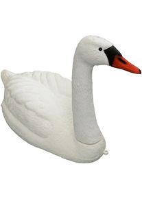 Teichfigur Ubbink "Schwan", wei&szlig;, B:85cm H:45cm T:36cm, Kunststoff, Teichdeko, Teichfigur, 45 cm H&ouml;he