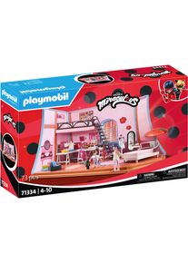 Konstruktions-Spielset Playmobil "Miraculous: Marinettes Loft (71334), Miraculous", bunt, Spielbausteine, Kinder, Kunststoff, Konstruktions-Spielset, Made in Europe