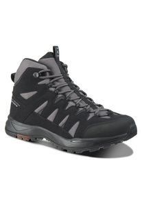 Wanderschuh Icepeak "AURA MC MR", Herren, Gr. 43, grau (lead, grau), Synthetik, Textil, Schuhe Wanderschuh, wasserdicht