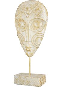 Wanddekoobjekt Gilde "Skulptur Giseh", gold (goldfarben), Polyresin (Kunststein), Wanddekoobjekte, Wanddekoobjekt