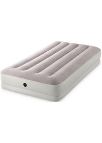 Luftbett Intex "Dura-Beam Prestige mid-rise mit USB150 Pumpe" Gr. 99, grau, Luftbetten, B/H/L: 99cm x 30cm x 191cm, Kunstseide, Vinyl, Luftbett, B:99cm H:30cm L:191cm