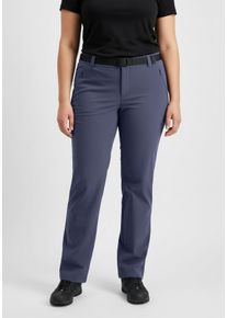 Outdoorhose Maier Sports "DA-HOSE LINING EL. LULAKA WINTER", Damen, Gr. 19, K-Gr, blau (night sky), Obermaterial: 90% Polyamid, 10% Elasthan, Hosen Outdoorhose, Auch in Kurzgr&ouml;&szlig;en, schnelltrocknend