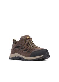 Wanderschuh Columbia "CRESTWOOD&trade; WATERPROOF", Herren, Gr. 47, braun (mud, squash), Synthetik, Schuhe Wanderschuh, wasserdicht