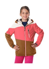Skijacke Killtec "KSW 331 GRLS SKI JCKT", M&auml;dchen, Gr. 164, orange (koralle), Obermaterial: 100% Polyester.Futter: 100% Polyester.F&uuml;llung: 100% Polyester, Jacken Skijacke, Atmungsaktive, wasserdichte Jacke mit Fleece-Innenseite, Skipasstasche