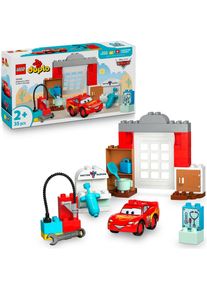 Konstruktionsspielsteine Lego "McQueens Besuch in Docs Werkstatt (10456), Lego DUPLO Disney&trade;", bunt, Spielbausteine, Baby, Kunststoff, Konstruktionsspielsteine, Made in Europe