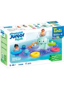 Konstruktions-Spielset Playmobil "Bunter Tintenfisch, inkl. 3 Tinti-Badetabletten (71438)", bunt, Spielbausteine, Baby, Kunststoff, Konstruktions-Spielset, JUNIOR AQUA & Tinti; Made in Europe