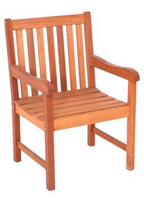 Gartensessel Merxx "Santos, TOPSELLER", braun, B:57cm H:89cm T:58cm, Sessel, Gartensessel, Eukalyptusholz, braun, Topseller