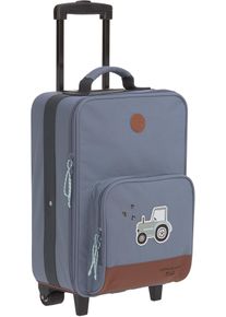 L&auml;ssig Kinderkoffer L&Auml;SSIG "Adventure, Tractor", M&auml;dchen, Gr. B/H/T: 30cm x 46cm x 20cm 18,3 l, bunt (blau denim, braun), Koffer Kinderkoffer, PETA-approved vegan