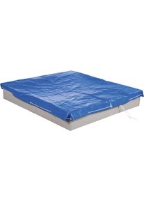 Sandkasten-Abdeckplane Roba, blau, Planen, Kinder, B/H/L: 154cm x 154cm, Polyester, Sandkasten-Abdeckplane, 154x154 cm, wetterfest, Metall&ouml;sen zur Befestigung, B:154cm L:154cm, Topseller