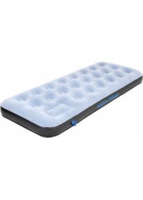 Luftbett High Peak "Single Comfort Plus", blau (grau, blau, schwarz), Luftbetten, B/H/L: 74cm x 20cm x 185cm, Materialmix, Luftbett, B:74cm H:20cm L:185cm