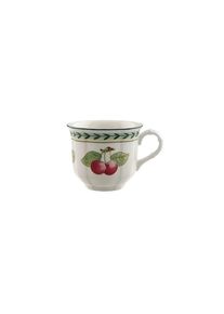 Tasse VILLEROY & BOCH "Kaffeetasse French Garden Fleurence 120 ml bunt", bunt, 1 tlg., Porzellan, Trinkgef&auml;&szlig;e, Tasse