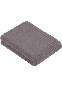 Saunatuch Vossen "Vienna Style Supersoft", grau (pepplestone), B:100cm L:150cm, Walkfrottee, Baumwolle, Handt&uuml;cher, Saunatuch, mit Bord&uuml;re