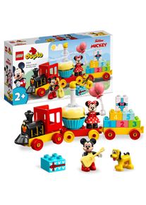 Konstruktionsspielsteine Lego "Mickys und Minnies Geburtstagszug (10941), Lego DUPLO Disney&trade;", bunt, Spielbausteine, Kinder, Kunststoff, Konstruktionsspielsteine, Made in Europe