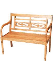 Gartenbank Merxx "Havanna", braun, B:107cm H:90cm T:60cm, Massivholz, Sitzb&auml;nke, Gartenbank