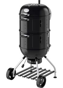 R&ouml;sle Smoker R&Ouml;SLE "Kugelgrill No.1/F50-S, 25009", schwarz, B:66cm H:137cm, Grills, Smoker, mit zwei Smoker-Ringen oder als Mini-Kugelgrill, 2x &Oslash; 50 cm