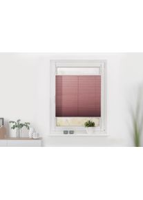Plissee LICHTBLICK ORIGINAL "Klemmfix" Gr. 9, rosa (altrosa, wei&szlig;, wei&szlig;), B:90cm H:130cm, Plissees, Plissee, Faltenstore