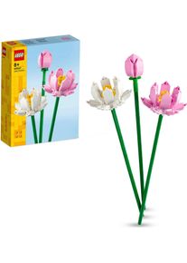 Konstruktionsspielsteine Lego "Lotusblumen (40647), Lego Botanicals", bunt, Spielbausteine, Kinder, Kunststoff, Konstruktionsspielsteine, Made in Europe