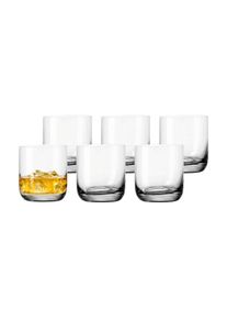 Glas LEONARDO "Trinkgl&auml;ser Daily 320 ml 6er Set transparent", bunt (transparent), Glas, Trinkgef&auml;&szlig;e, Glas