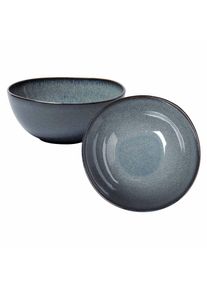 Schale "Serviersch&uuml;sseln Lave 2,2 l 2er Set", grau (gris), LIKE. BY VILLEROY & BOCH, Sch&uuml;sseln, Schale