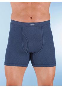 King&acute;S Club Slip KINGS CLUB, Herren, Gr. 5, 2 Stk., blau (dunkelblau, meliert), 100% Baumwolle, Unterhosen Slip