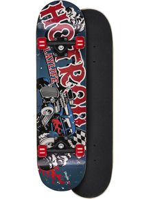 Skateboard Playlife "Hotrod", bunt (mehrfarbig), Skateboards, Kinder, Skateboard