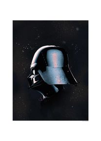 Bild Komar "Star Wars Classic Helmets Vader", schwarz-wei&szlig; (farbe bild(er): schwarz, wei&szlig;), B:40cm H:50cm, Holz, Papier, Bilder, Bild, Wandbild zur Dekoration im Kinderzimmer - ohne Rahmen